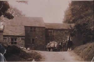 dains mill with horse and cart